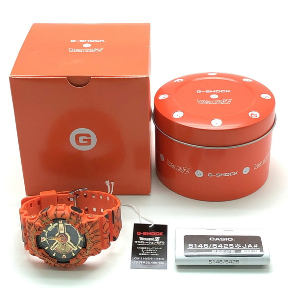 Casio G-SHOCK GA-110JDB-1A4 Dragon Ball Z Collaboration Model Watch with LED ...
